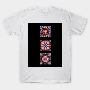 Kaleidoscopes on Black T-Shirt